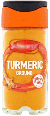 Bottle of turmeric