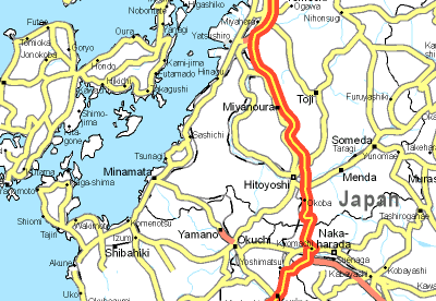 Minamata Map