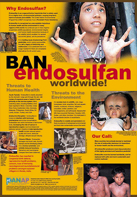 Ban Endosulfan poster