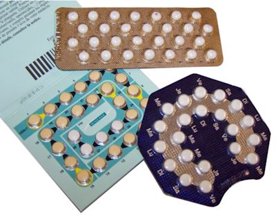 Different types of contraceptive pill