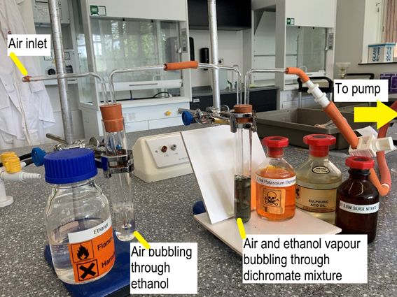 Home-made breathalyser