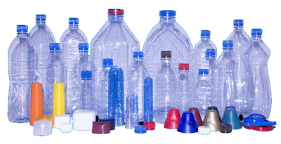 Various PET bottles