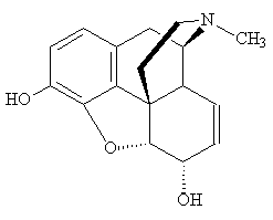 Morphine - click for VRML structure