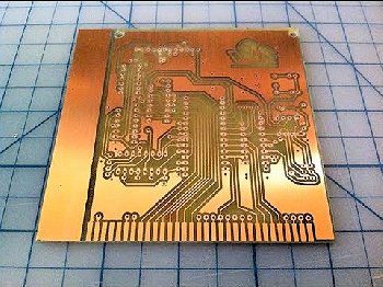 An etched PCB
