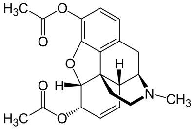Structure of heroin