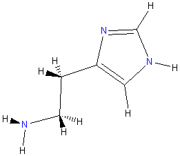 Histamine - click for 3D structure