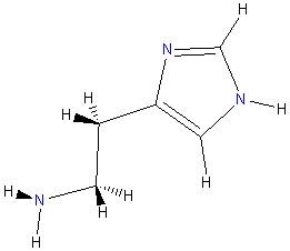 Histamine - click for 3D VRML structure