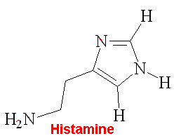 Histamine - click for 3D structure