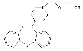 Quetiapine - click for 3D VRML structure