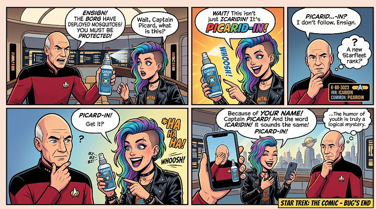 Icaridin cartoon