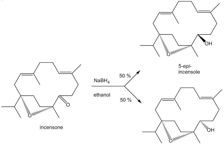 More reactions of incensole