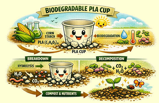 PLA cup cartoon