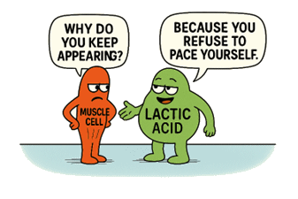 Pacing yourself cartoon