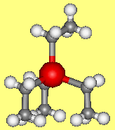 Lead tetraethyl - click for  - click for VRML  structure