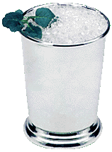 A Mint julep - from: http://www.atasteofkentucky.com/images/mintjulep.gif