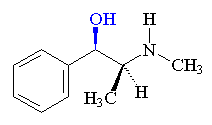 Ephedrine - click for 3D structure