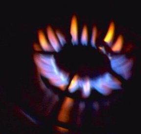 A methane gas ring