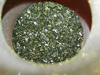 Dark-green methylene blue crystals