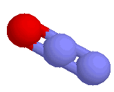 N2O molecule - click for VRML structure