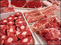 Red meat looks especially red when treated with nitrites