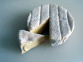 Camembert cheese (from Wikimedia commons)