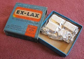 An early box of Ex-Lax