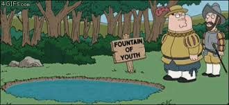 Peter Griffin finds the fountain of Youth