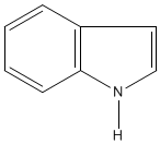 Indole, C8H7N. Click for 3D structure.