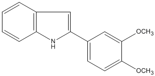 2-Veratrylindole, C16H15NO2. Click for 3D structure.