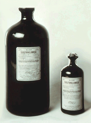 Bottles of elixir