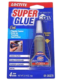 Packet of superglue