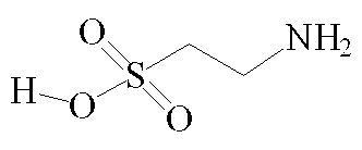 Taurine structure - click for 3D structure