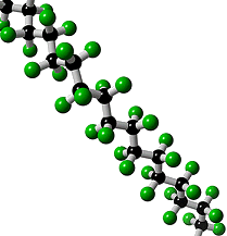 PTFE structure, click for 3D VRML structure