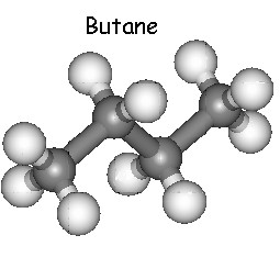 Straight Chain Alkane - click for 3D molfile
