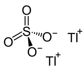 Structure of thallium sulfate