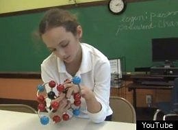 Clara Lazen with her molecule