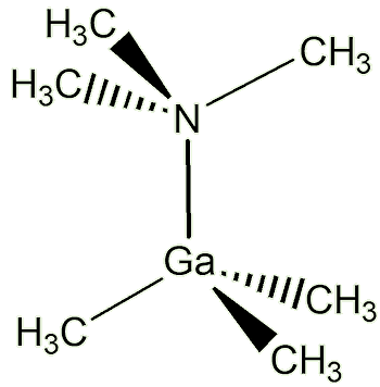 Structure of GaMe3NMe3