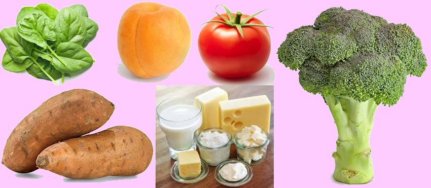 Foods rich in vitamin A