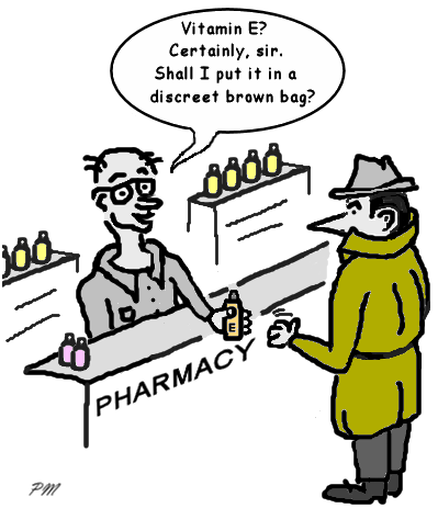 Vitamin E cartoon