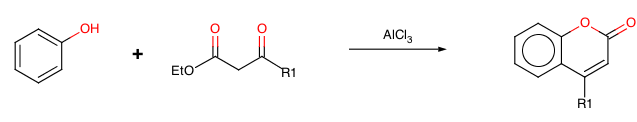 Pechman condensation for coumarin synthesis