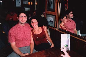 Ilian and wife Katya in the 'Ship Inn'