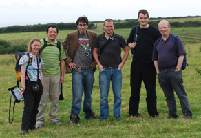 Group Outing 2008. Later on Neil will fall in a river.