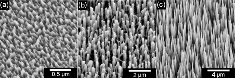 3 types of black silicon