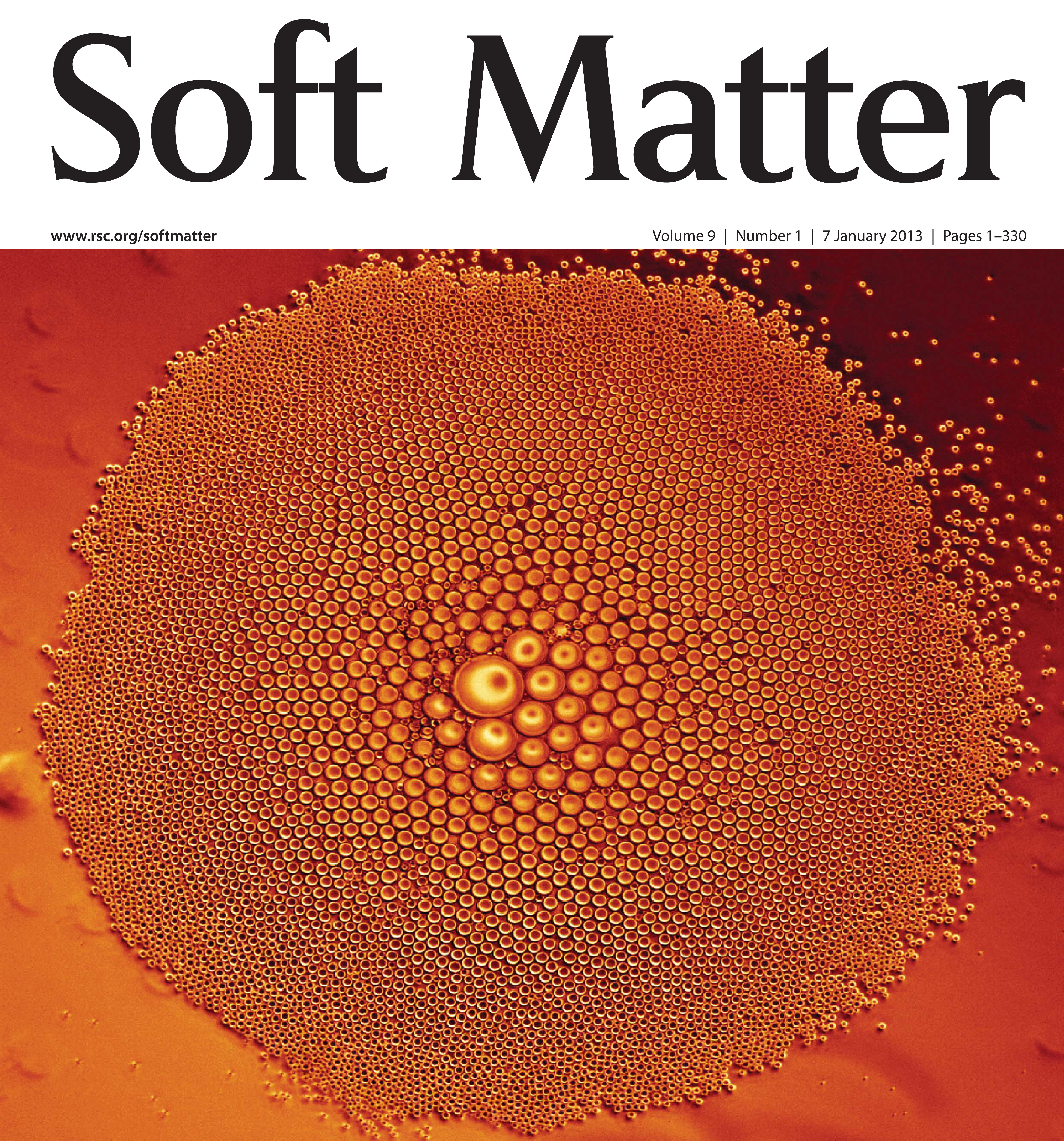 Matter issue. Soft matter. History of Soft matter. Journal of Experimental Biology. Introduction to Soft matter.