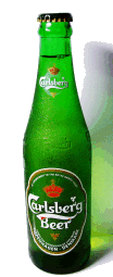 A Carlsberg beer