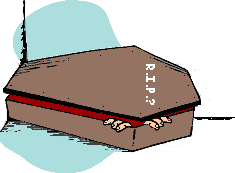 A coffin