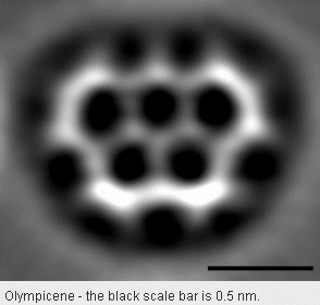 AFM image of olympicene