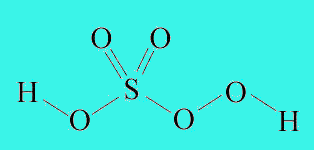 One of the active components of piranha solution