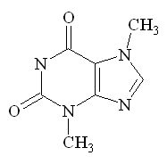 Theobromine - click for 3D structure