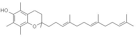 The Chemical Structure of alpha-Tocotrienol